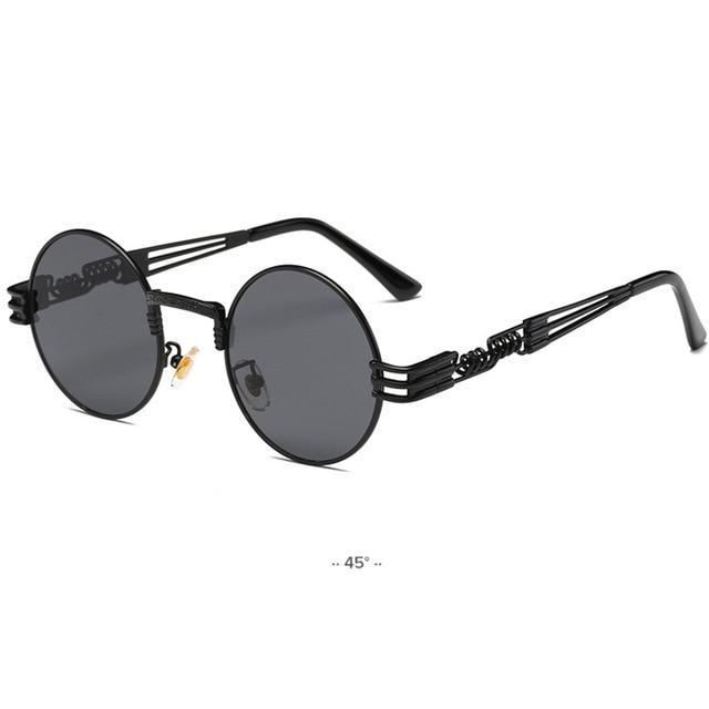 HB Retro Metal Oval Fashion Sunglasses