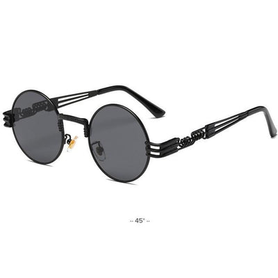 HB Retro Metal Oval Fashion Sunglasses