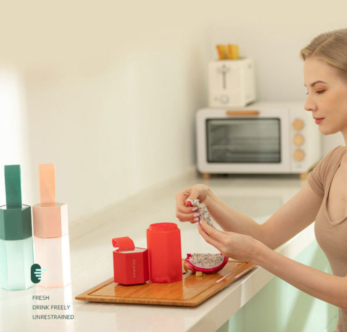 NEW! Mini Electric Juicer – Portable Hexagon Design