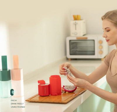 NEW! Mini Electric Juicer – Portable Hexagon Design