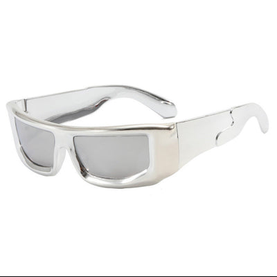 HB Futuristic Fashion Squared Sunglasses