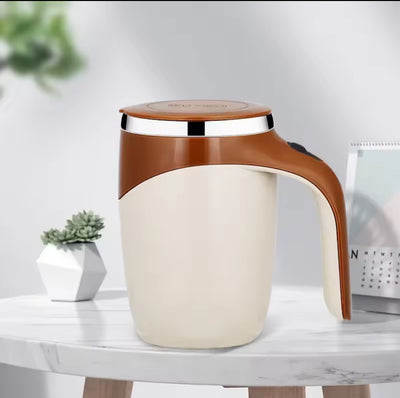 Self-Stirring Mug – 380ML Magnetic Electric Coffee Cup with Lid