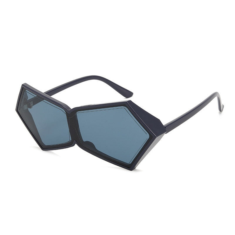 HB UV Protection Thick Polygon Frame Sunglasses