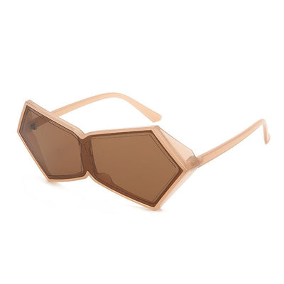 HB UV Protection Thick Polygon Frame Sunglasses