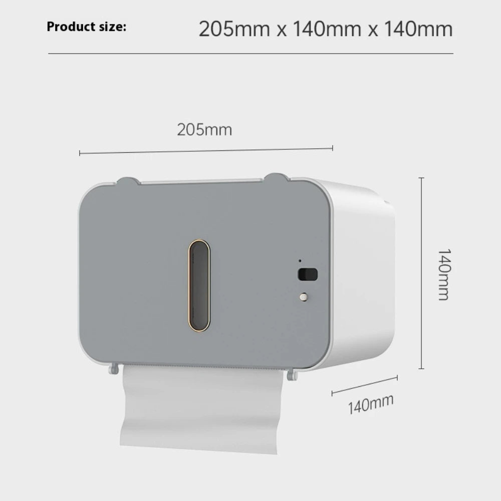 Portable Toilet Paper Holders Wall-Mounted Automatic Toilet Paper Dispenser Induction for Bathroom Accessories Tissue Rack
