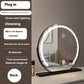 Modern Semicircle Touch Dimming LED Mirror