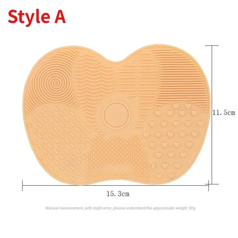 Makeup Brush Cleaner Pad Newest Silicone Brush Cleaner Cosmetic Make up Washing Brush Gel Cleaning Mat Foundation Scrubbe Board