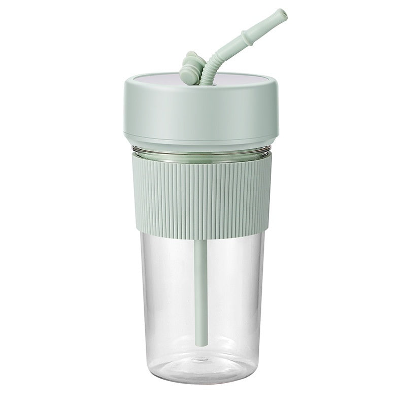 Simplistic Juicer Cup With Straw