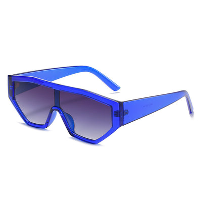 HB Big Frame Fashion Retro One-piece Sunglasses