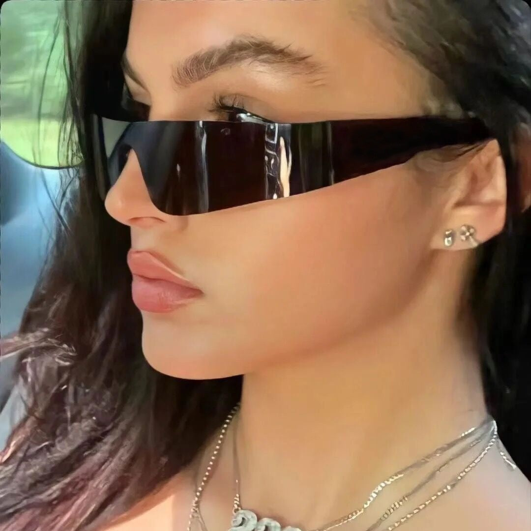 HB Women's Rimless Fashion Sports Sunglasses