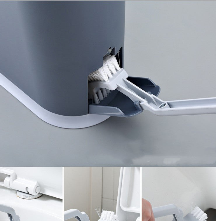 Smart Electric Smart Trash Can With Built in Toilet Brush