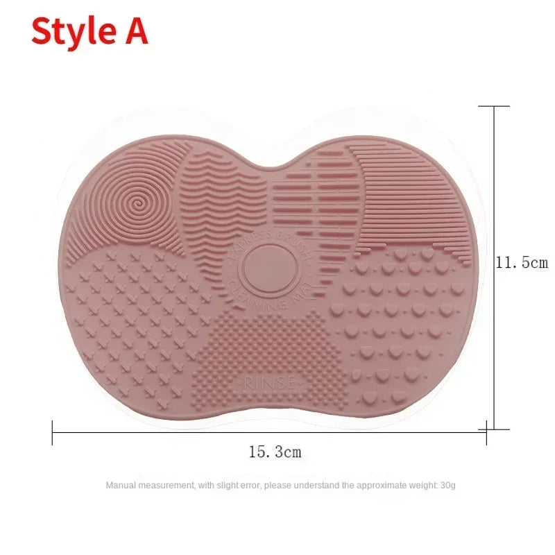 Makeup Brush Cleaner Pad Newest Silicone Brush Cleaner Cosmetic Make up Washing Brush Gel Cleaning Mat Foundation Scrubbe Board