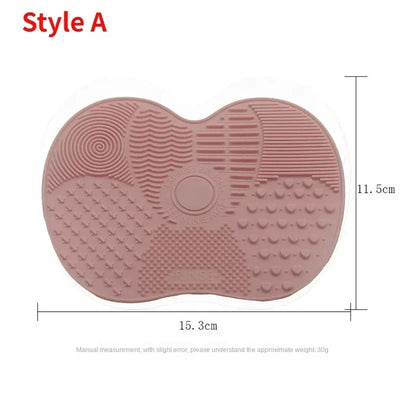 Makeup Brush Cleaner Pad Newest Silicone Brush Cleaner Cosmetic Make up Washing Brush Gel Cleaning Mat Foundation Scrubbe Board