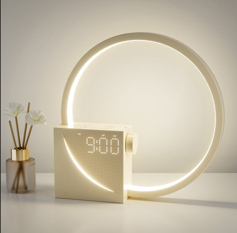Colorful Moon Light Lamp Clock