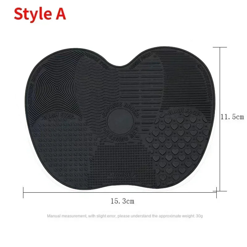 Makeup Brush Cleaner Pad Newest Silicone Brush Cleaner Cosmetic Make up Washing Brush Gel Cleaning Mat Foundation Scrubbe Board