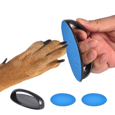 Pet Dog Slow-Feeding and Nail Filing Board