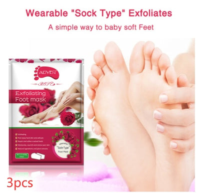 Spa Foot Mask – Exfoliating Peel by ALIVER
