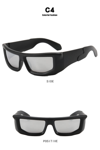 HB Futuristic Fashion Squared Sunglasses