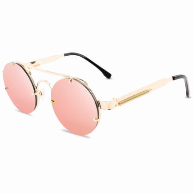 HB Oval Steampunk Fashion Sunglasses