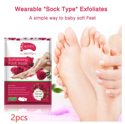 Spa Foot Mask – Exfoliating Peel by ALIVER