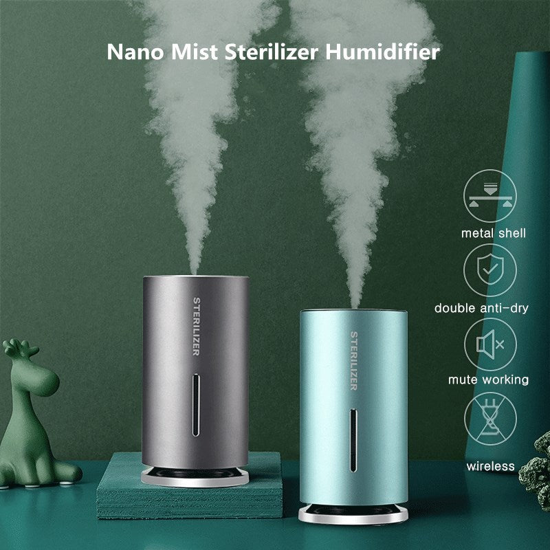 NEW! Modern Induction Spray Air Humidifier 1200mah Battery