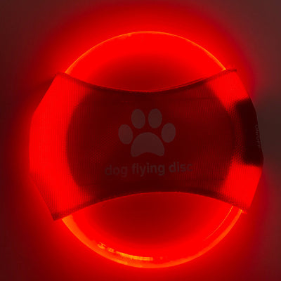 LED Glowing Disk Dog Toy