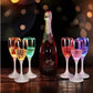 6Pcs LED Glowing Light up Cups Creative Goblet Glow in Water Cocktail Cup Wedding Party Decoration Christmas Atmosphere Cup